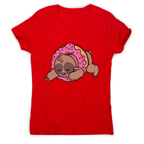 Sloth donut women's t-shirt - Graphic Gear