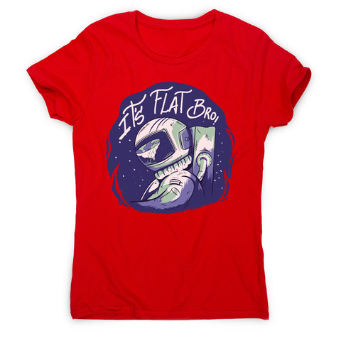 Flat earth women's t-shirt - Graphic Gear