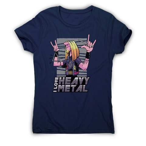 I love heavy metal women's t-shirt - Graphic Gear