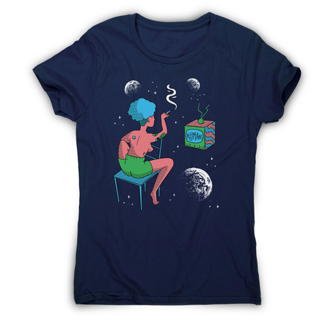 Woman in space women's t-shirt - Graphic Gear