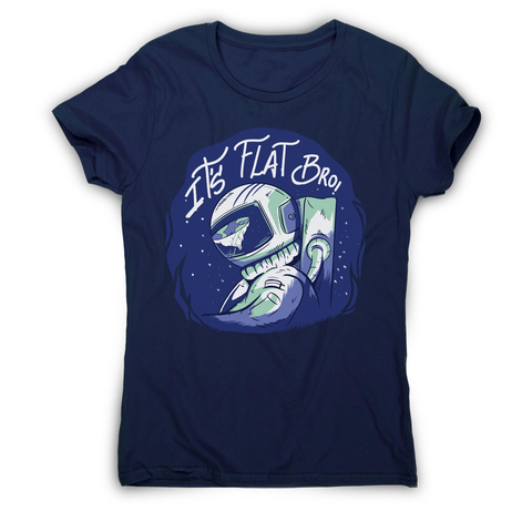 Flat earth women's t-shirt - Graphic Gear