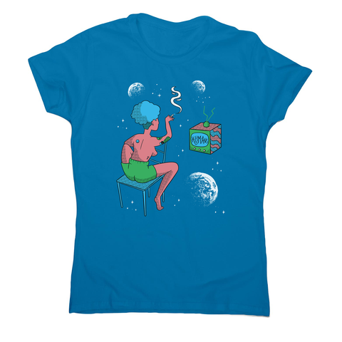 Woman in space women's t-shirt - Graphic Gear