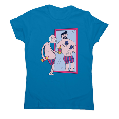 Old man mirror women's t-shirt - Graphic Gear