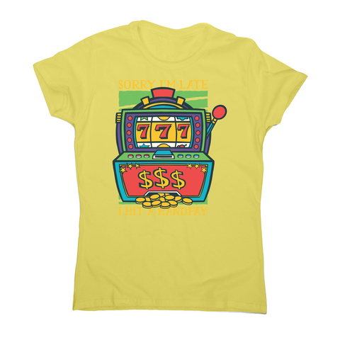 Slot machine handpay women's t-shirt - Graphic Gear