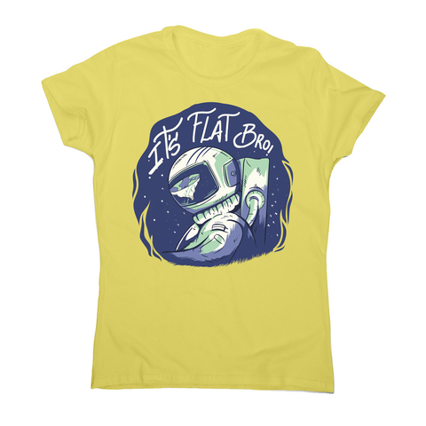 Flat earth women's t-shirt - Graphic Gear