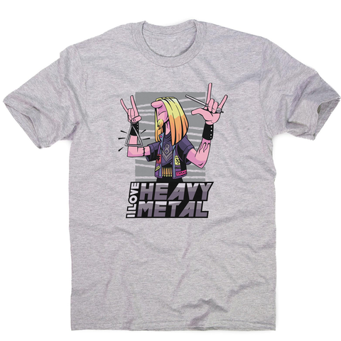 I love heavy metal men's t-shirt - Graphic Gear