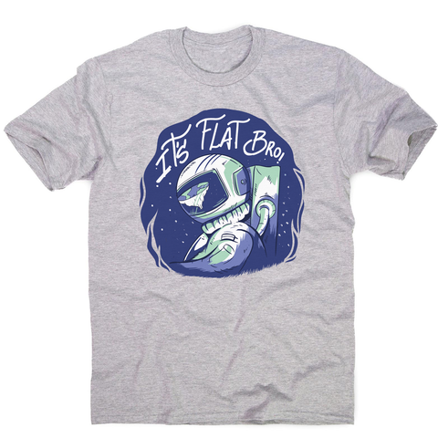 Flat earth men's t-shirt - Graphic Gear