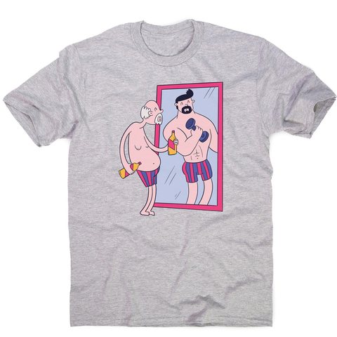 Old man mirror men's t-shirt - Graphic Gear