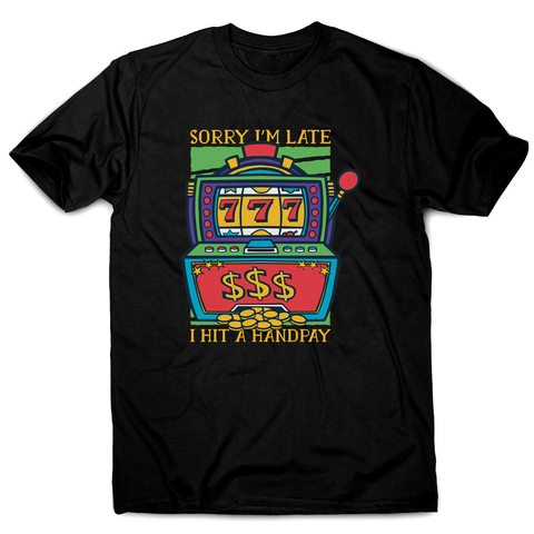 Slot machine handpay men's t-shirt - Graphic Gear
