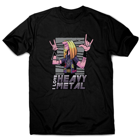 I love heavy metal men's t-shirt - Graphic Gear