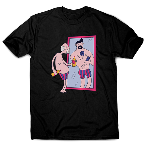 Old man mirror men's t-shirt - Graphic Gear