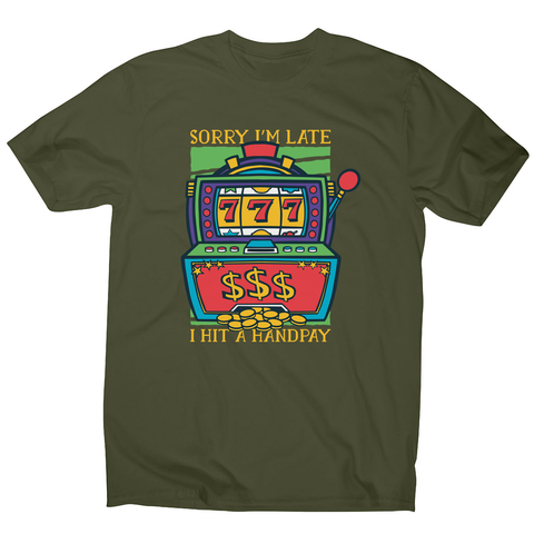 Slot machine handpay men's t-shirt - Graphic Gear