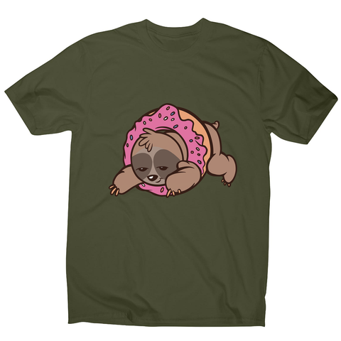 Sloth donut men's t-shirt - Graphic Gear