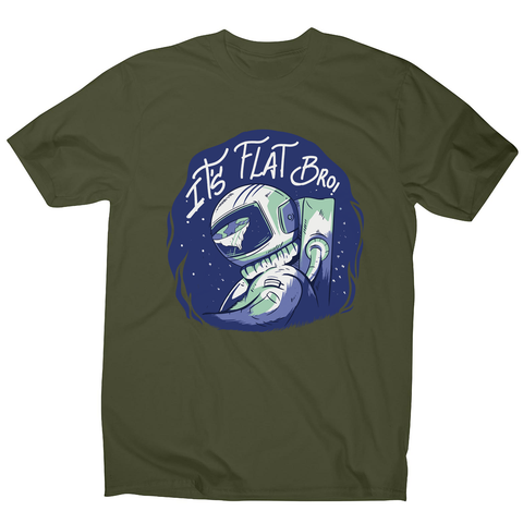 Flat earth men's t-shirt - Graphic Gear