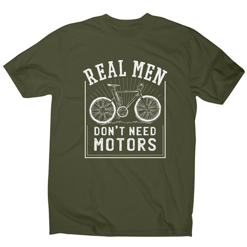 Real men bike men's t-shirt - Graphic Gear