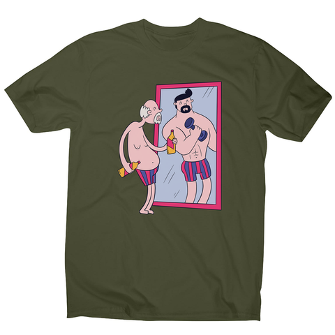 Old man mirror men's t-shirt - Graphic Gear
