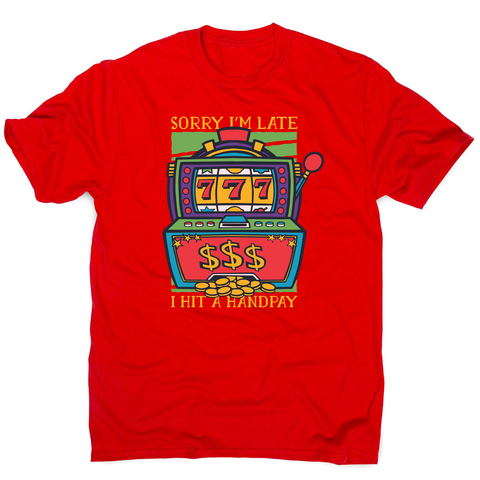 Slot machine handpay men's t-shirt - Graphic Gear