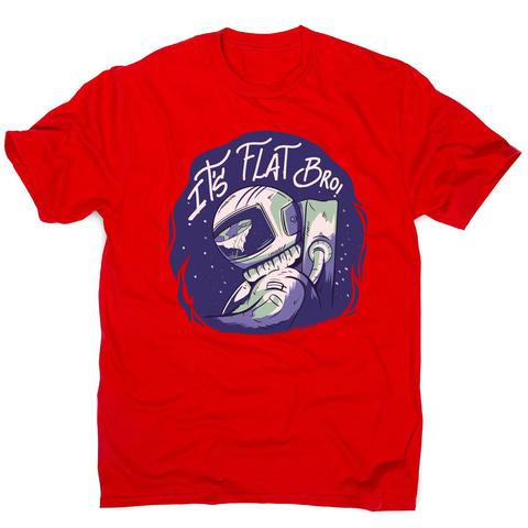 Flat earth men's t-shirt - Graphic Gear