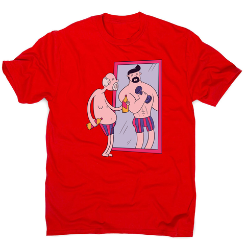 Old man mirror men's t-shirt - Graphic Gear