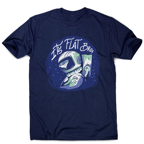 Flat earth men's t-shirt - Graphic Gear