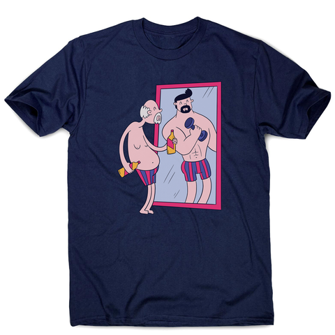 Old man mirror men's t-shirt - Graphic Gear