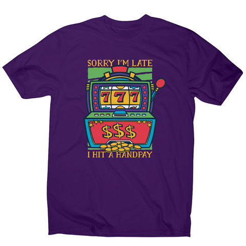 Slot machine handpay men's t-shirt - Graphic Gear