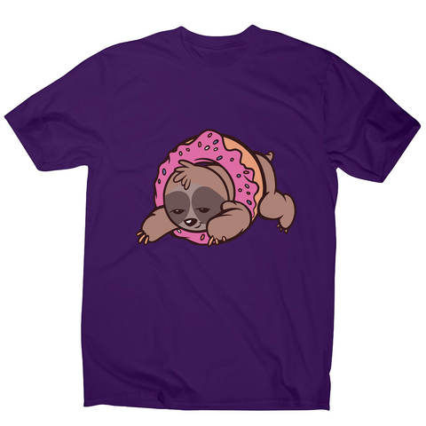 Sloth donut men's t-shirt - Graphic Gear
