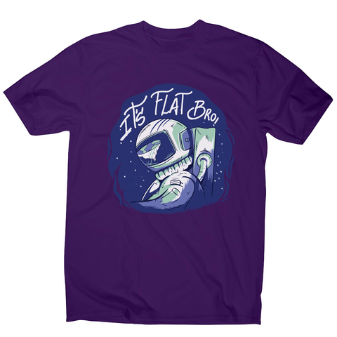 Flat earth men's t-shirt - Graphic Gear