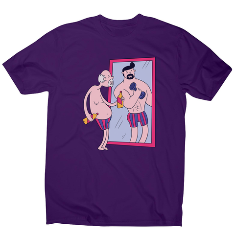 Old man mirror men's t-shirt - Graphic Gear