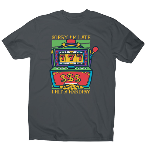 Slot machine handpay men's t-shirt - Graphic Gear