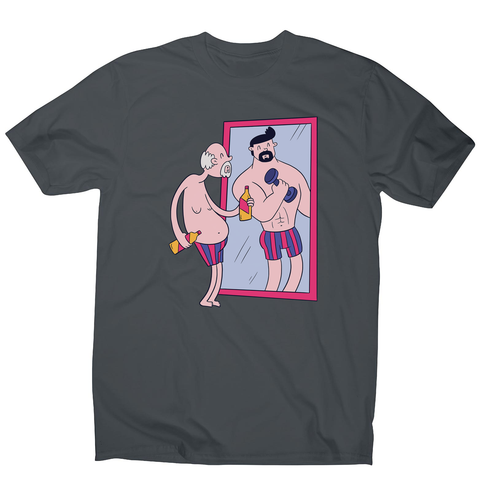 Old man mirror men's t-shirt - Graphic Gear