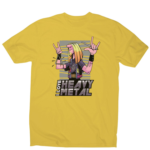 I love heavy metal men's t-shirt - Graphic Gear