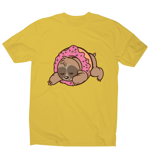 Sloth donut men's t-shirt - Graphic Gear