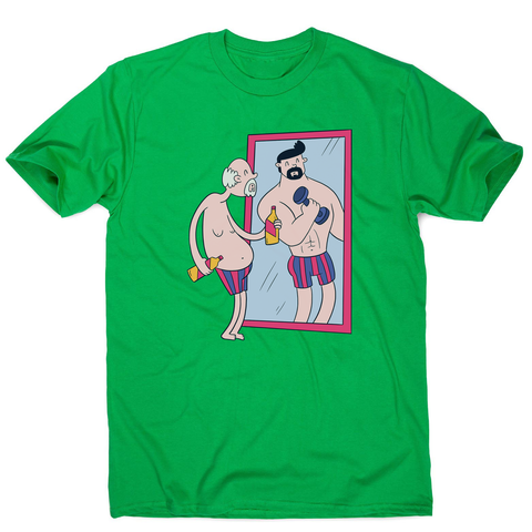 Old man mirror men's t-shirt - Graphic Gear