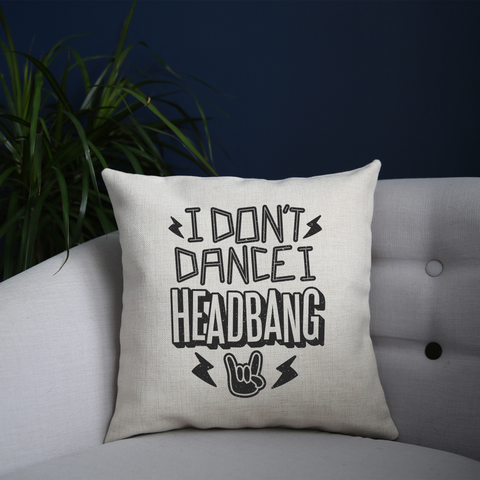 I headbang cushion cover pillowcase linen home decor - Graphic Gear