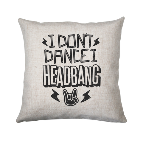I headbang cushion cover pillowcase linen home decor - Graphic Gear