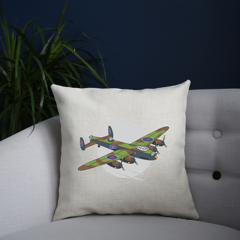 Lancaster bomber cushion cover pillowcase linen home decor - Graphic Gear