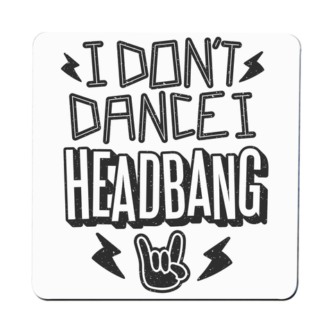 I headbang coaster drink mat - Graphic Gear