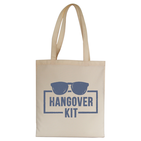 Hangover kit tote bag canvas shopping - Graphic Gear