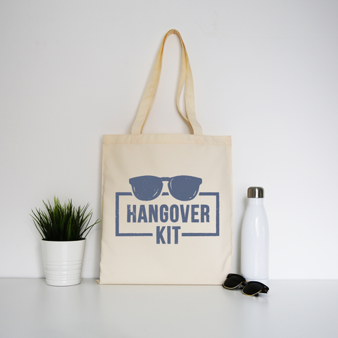 Hangover kit tote bag canvas shopping - Graphic Gear
