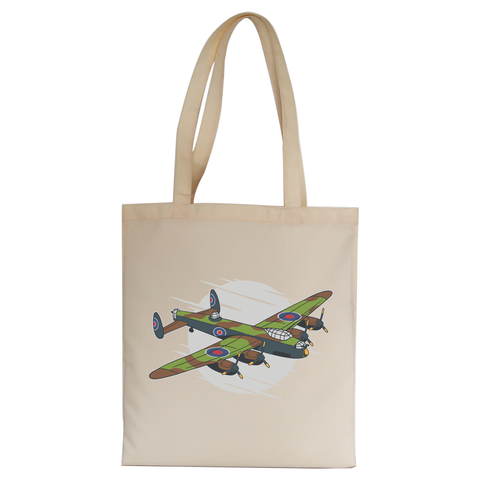 Lancaster bomber tote bag canvas shopping - Graphic Gear