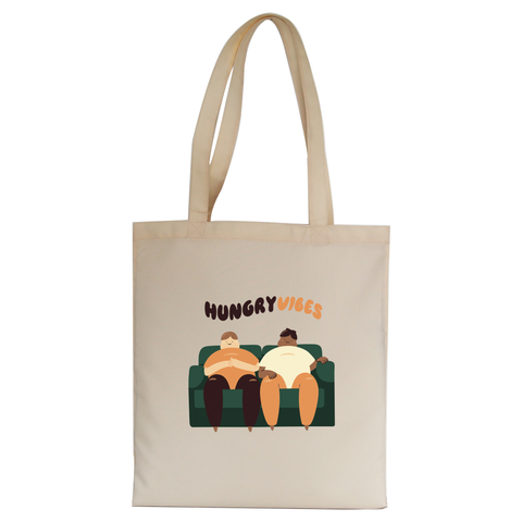 Hungry vibes tote bag canvas shopping - Graphic Gear