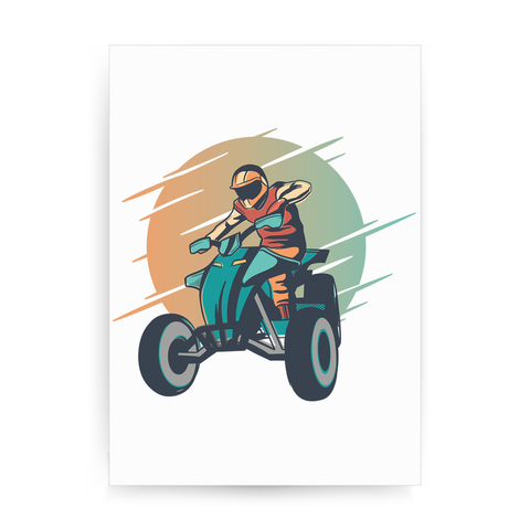 Quad bike print poster wall art decor - Graphic Gear