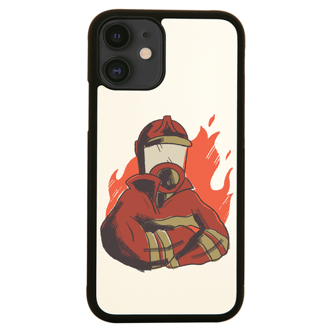Firefighter flames iPhone case cover 11 11Pro Max XS XR X - Graphic Gear
