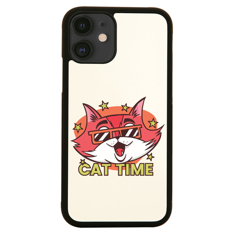 Cat time iPhone case cover 11 11Pro Max XS XR X - Graphic Gear