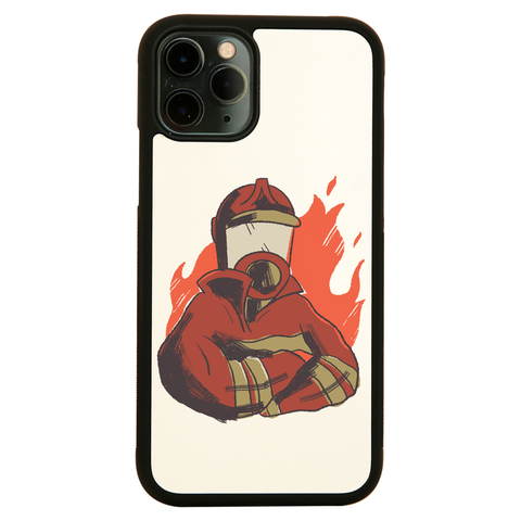 Firefighter flames iPhone case cover 11 11Pro Max XS XR X - Graphic Gear