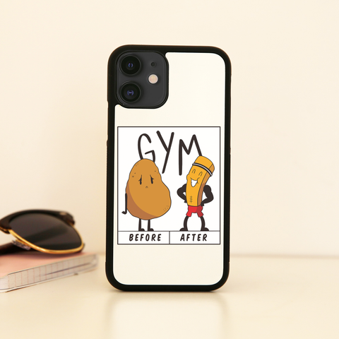 Potato gym iPhone case cover 11 11Pro Max XS XR X - Graphic Gear