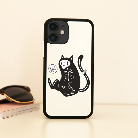 Skeleton cat girl iPhone case cover 11 11Pro Max XS XR X - Graphic Gear