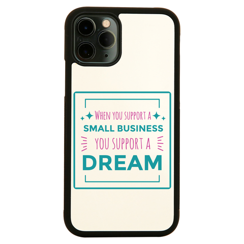 Small business quote iPhone case cover 11 11Pro Max XS XR X - Graphic Gear