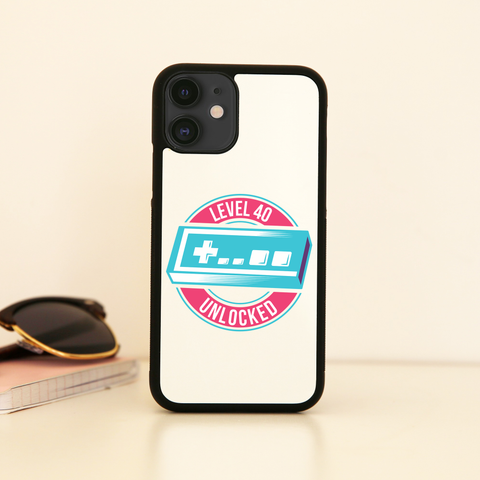 Level 40 unlocked iPhone case cover 11 11Pro Max XS XR X - Graphic Gear